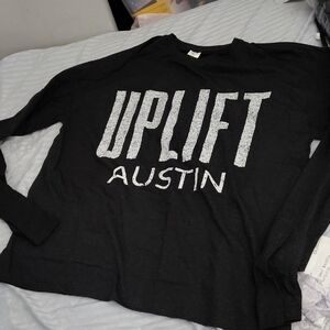 Uplift Austin Black Long Sleeve Tee